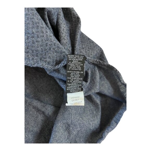 Ocean Current Mens Blue Long Sleeve Button-Up Shirt Size XXLARGE 100% Cotton - Picture 4 of 9